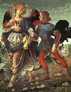 Andrea del Verrocchio Tobias und der Engel oil painting on canvas